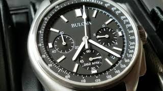 Bulova Lunar Pilot Chronograph Function [upl. by Eam]