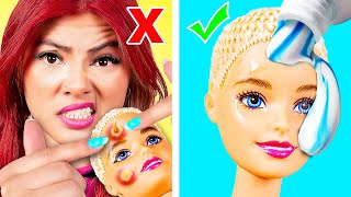 Extreme Pregnant Doll Makeover 😆 Dolls Come to Life  DIY Clothes and Shoes By Crafty Hacks [upl. by Giovanni]