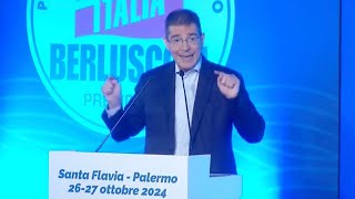 CAPEZZONE INTERVIENE ALLA CONVENTION DI FORZA ITALIA A PALERMO [upl. by Eerehc805]