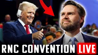 🔴LIVE NOW JD Vance and Trump Speaking at the RNC Convention [upl. by Hy294]