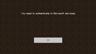 Minecraft you need to authenticate to Microsoft services fix [upl. by Eiliah]