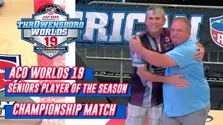 Darryl Macon vs Johnny Thomas  Seniors Player of the Season  ACO Worlds 19 [upl. by Burwell947]