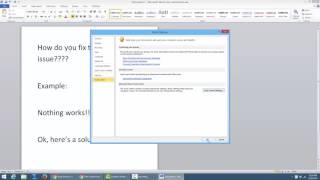 How to Fix the Copy and Paste Problem in Microsoft Word HD [upl. by Adnohsel]