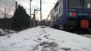 RER C sous la neige 22 [upl. by Rotkiv439]