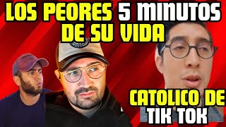 CATÓLICO CANCHERITO de TIK TOK entra a VIVO y pasa la V3RGUENZA de su VIDA [upl. by Rolan]