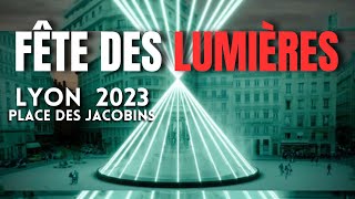 Fête des Lumières Lyon 2023  Place des Jacobins [upl. by Yborian]