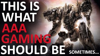 Armored Core 6 is what AAA gaming should be sometimes [upl. by Amlas]