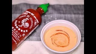 SPICY MAYO RECIPE  3 INGREDIENT SPICY MAYO FOR SUSHI ROLLS [upl. by Magdau]