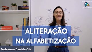 ALITERAÇÃO NA ALFABETIZAÇÃO [upl. by Nace414]