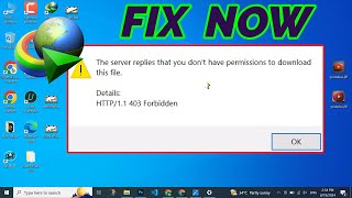 Fix IDM Error  HTTP11 403 Forbidden [upl. by Johns]