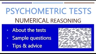 How to Pass Psychometric Tests  How to Pass Numerical Reasoning Tests [upl. by Martie]