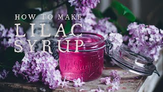 How To Make Lilac Syrup [upl. by Letrice]