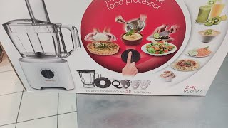 ريفيو عن خلاط وكبه مولينكس 25 وظيفه 800 وات Moulinex food processor 800 watt كبه وخلاط [upl. by Anders]