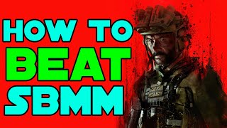 HOW TO BEAT SBMM IN MW3 [upl. by Nawor]