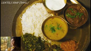 LENTILS SOUP  DAAL  INDIAN NEPALI STYLE [upl. by Phail]