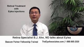 Eylea  A longer lasting retinal injectable explained by Dr BJ Ahn [upl. by Vitek51]