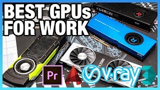 Best Workstation GPUs 2018 Premiere AutoCAD VRay Blender amp More [upl. by Nnyltiac]