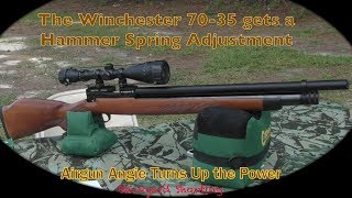 The Winchester 70 35 Gets a Hammer Spring Adjustment [upl. by Laiceps]