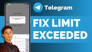 How To Fix Telegram ‘Limit Exceed Please Try Again’ Error  Telegram Tutorial 2024 [upl. by Ojoj250]