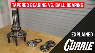 TAPERED BEARING VS BALL BEARING  EXPLAINED [upl. by Mota137]