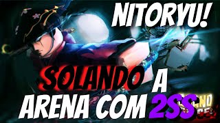 SOLANDO A ARENA COM 2SS NITORYU  GRAND PIECE ONLINE  ROBLOX [upl. by Corilla]