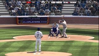 MLB 12 The Show Nationals vs Cubs Gameplay [upl. by Calvinna]