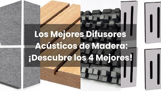 Difusor acustico madera Los Mejores Difusores Acústicos de Madera ¡Descubre los 4 Mejores [upl. by Ferro]