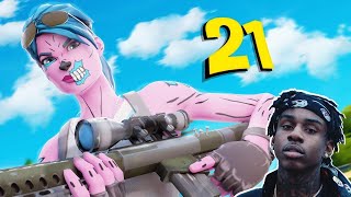 Fortnite Montage  quot21quot Polo G [upl. by Gnut]