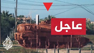 القسام دمرنا ناقلتي جند صهيونيتين شمال خانيونس ومروحية تجلي القتلى والجرحى [upl. by Matlick]