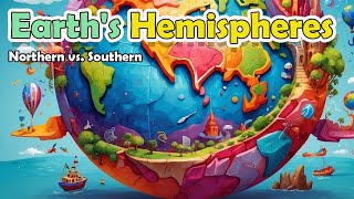 Earths Hemispheres Northern Vs Southern [upl. by Enitsuj]