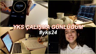 YKS ÇALIŞMA GÜNLÜĞÜM  etütlü çalışmaayt matematikedebiyat yks2024 🫂 [upl. by Noeled]