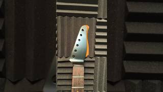 Headstock reshape Pt 2 And neck paint in Nitrocellulose [upl. by Toole]