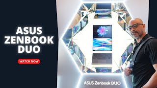 ASUS Zenbook DUO at CES 2024 [upl. by Gilligan]