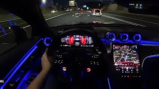 The New Mercedes AMG CLE 53 2025 Test Drive at NIGHT [upl. by Goines320]