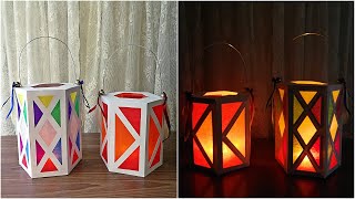 Prosty Lampion Roratni Z Papieru Dla Dzieci DIY  Paper Lantern DIY [upl. by Tumer]