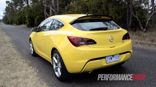 2012 Opel Astra GTC Sport engine sound and 0100kmh [upl. by Latnahc487]