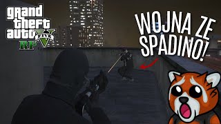 WOJNA ZE SPADINO strzelanina na dachu  EWRON GTA RP odc119 [upl. by Jabon]