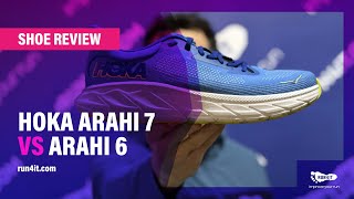 HOKA Arahi 7 vs Arahi 6  What’s new [upl. by Yvon600]