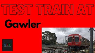 Gawler line test train at Gawler Railway Station [upl. by Natanoy]