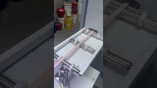 Automatic silicone narrow tape coating machine for non slip [upl. by Assirt]