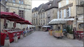 The SarlatlaCanéda market  Le marché de SarlatlaCanéda Dordogne  France [upl. by Dyraj405]