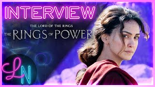 Nazanin Boniadi Interview Rings of Power Iron Man How I Met Your Mother [upl. by Ilah]