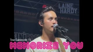 Laine Hardy  Memorize You  Tour Gainesville FL 5152021 [upl. by Htinnek]