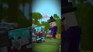 Pillager x Witch x Entity 303 Vs Villager x Iron Golem x Herobrine ⚡⌚⚡ Transform Watch [upl. by Tattan105]