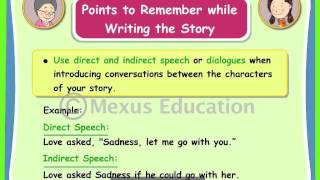 Story Writing Using a Line or Title  English Grammar  iken  ikenedu  ikenApp [upl. by Hazem]