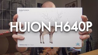 Drawing Tablet In Your BAG  Huion H640P Review [upl. by Llet767]