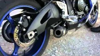 Suzuki GSXR 600 K7 Leo Vince amp Kawa ZX 10R 2009 Bodis [upl. by Analak]