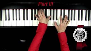 CPEBACH  Solfeggietto No2 in C minor Piano Tutorial SLOW part 3 [upl. by Ahsetel]