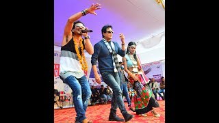 महानायक राजेश हमाल थारु झुम्रा नृत्य मा Rajesh Hamal in Tharu Dance [upl. by Htebazie269]