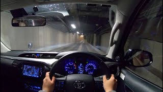 【Test Drive】2018 TOYOTA HILUX 24L Diesel 4WD  POV Night Drive [upl. by Htidirrem880]